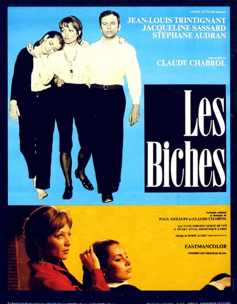 Plakatmotiv (Fr.): Les Biches (1968)